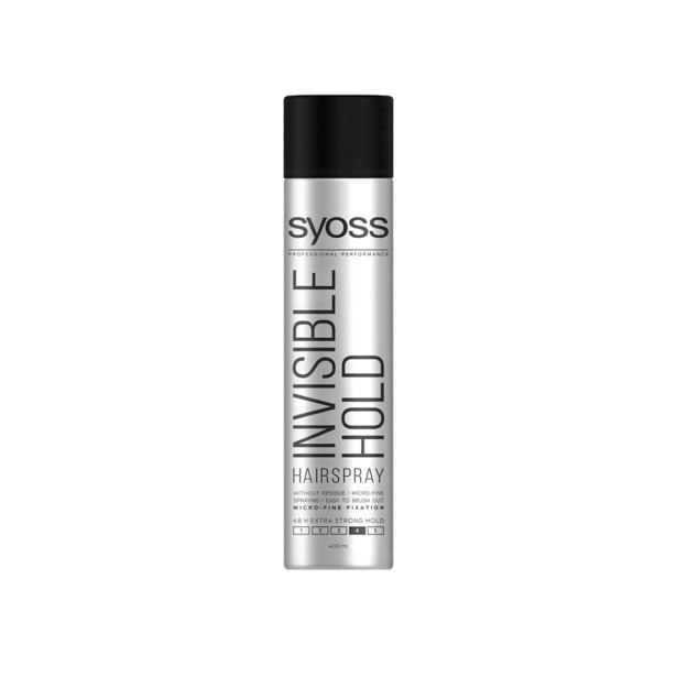 Syoss - Invisible Hold Haarspray (6 x 400ml)