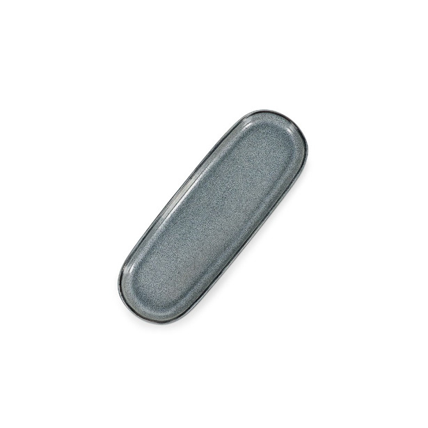 S&P - Serveerschaal 29x10xH2cm groen/blauw Meridian (Set van 2)