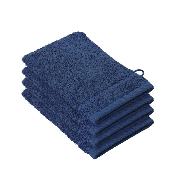 De Witte Lietaer Washandje Stephanie Blue Indigo 16x21cm (Set/4)