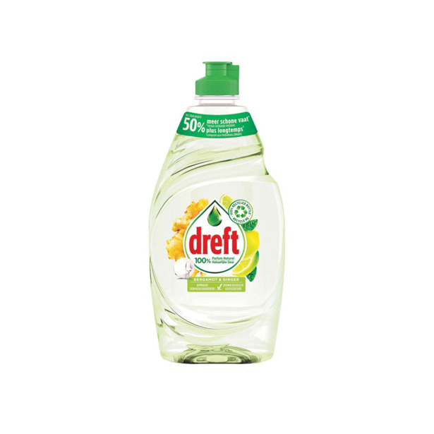 Dreft - Afwasmiddel Bergamot & Ginger (5 x 450ml)