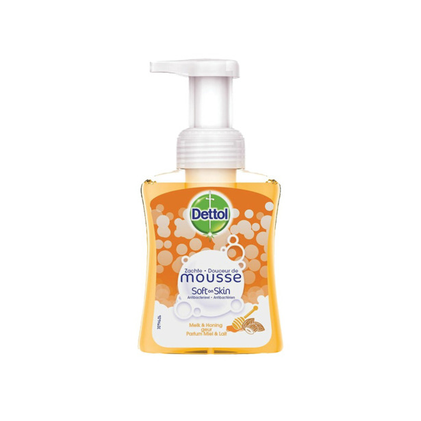 Dettol Soft On Skin Antibacteriële Mousse Melk-Honing (3 x 250ml)