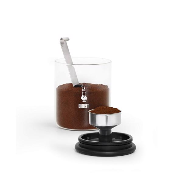 Bialetti Smart Aroma Glazen Koffiepot + Inox Doseerlepel