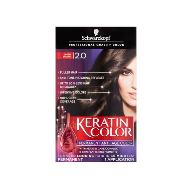 Schwarzkopf Keratine Color 2.0 - Bruinzwart