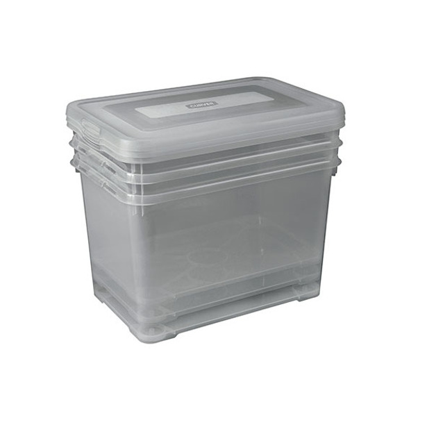 Curver - Handy Box 65L - set van 3 - 60x40x38.8cm - Smokey Grey