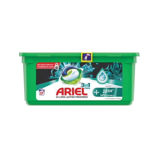 Ariel 3 in1 Pods Unstoppables Touch Of Lenor