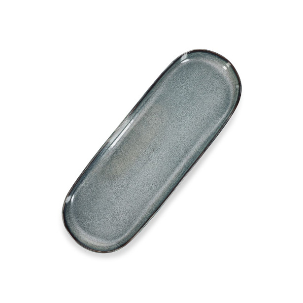 Salt & Pepper - Serveerschaal 38,5x14xH2,5cm groen/blauw Meridian (Set van 2)