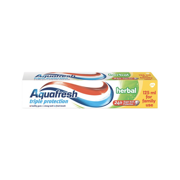 Aquafresh - Tandpasta Triple Protection Herbal (6 x 125ml)