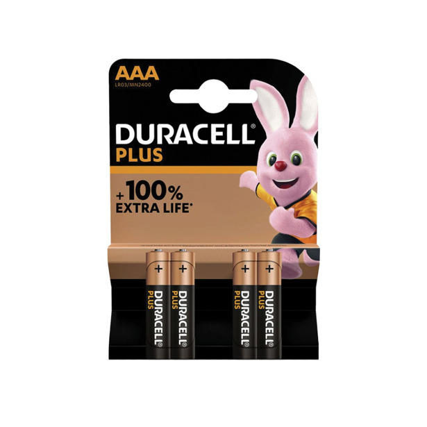 Duracell - Plus Power AAA 4-Pack 