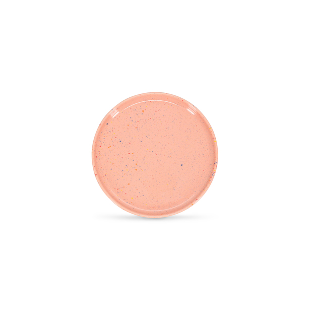 ONA - Plat bord 20,5cm roze Fika (Set van 4)