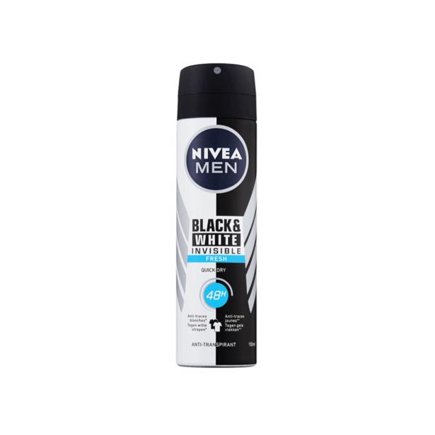 Nivea Men Deodorant Invisible Black & White Fresh 