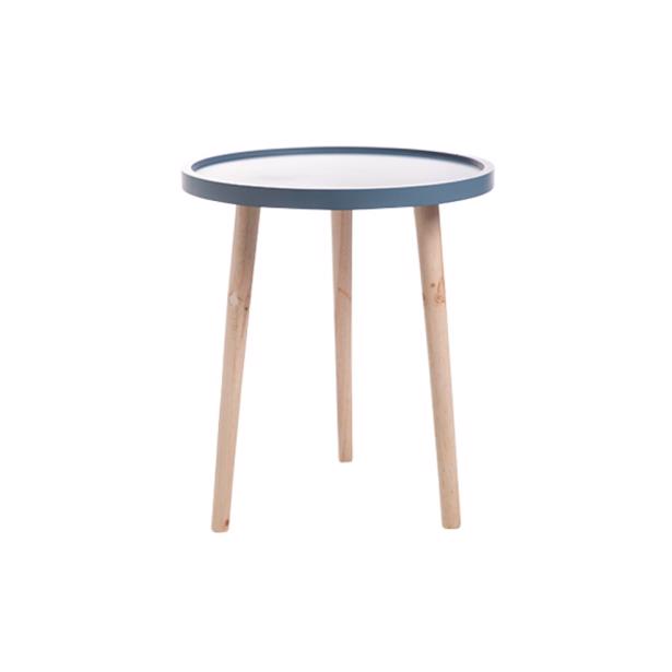 Cosy & Trendy Bijzettafel Hout Petroleum 46 x h 53 cm