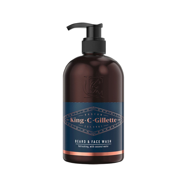 Gillette - King C. Baard & Gezicht Waslotion (6 x 350ml)