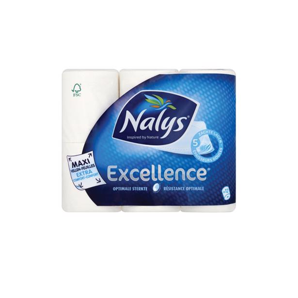 Nalys - Toiletpapier Excellence 5 lagen Optimale sterkte
