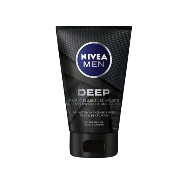 Nivea Men Deep Face & Beard Wash Black Carbo