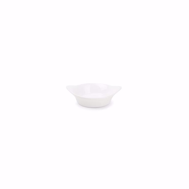 BonBistro Ovenschaal 7,5/9xH2cm wit Flavor (Set van 6)