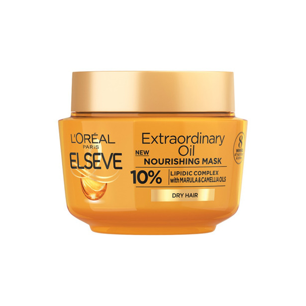 L'Oreal - Elseve Haarmasker Marula & Camelia Olie (3 x 300ml)