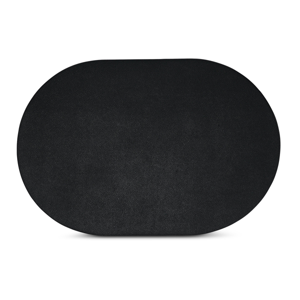 Salt & Pepper - Placemat 45x30cm ovaal zwart Tabletop (Set van 4)