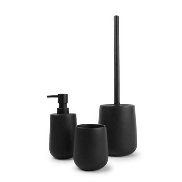 Salt & Pepper Badkamerset 3-delig zwart Oslo Suds