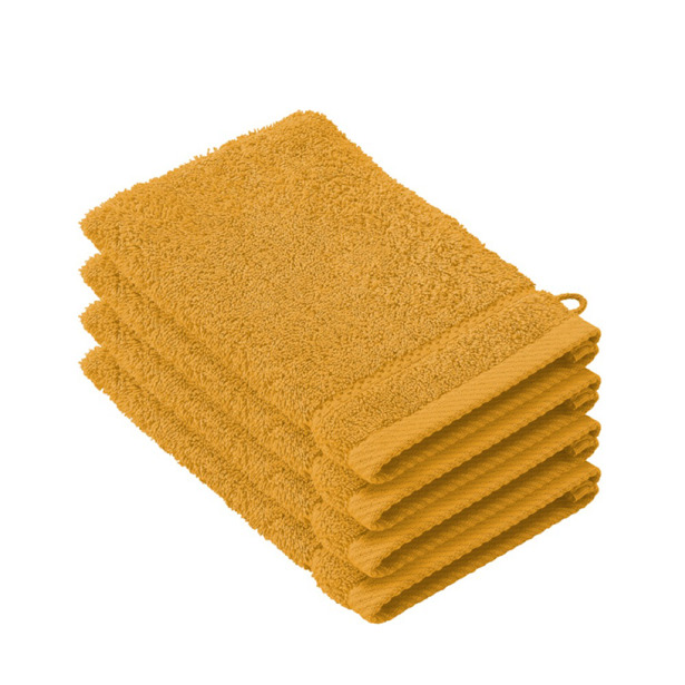 De Witte Lietaer Washandje Stephanie Golden Yellow 16x21cm (Set/4)