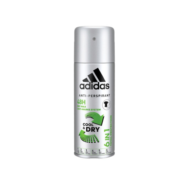 Adidas - Men Deodorant Cool & Dry 6in1
