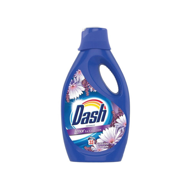 Dash - Freshness Of Lenor Lavendel Vloeibaar Wasmiddel (4 x 1,65L)