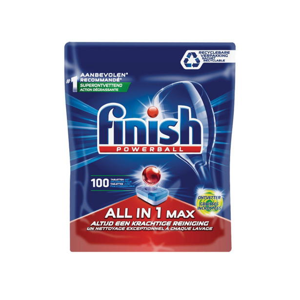 Finish - All in One Max Superontvettend (2 x 100 tabs)