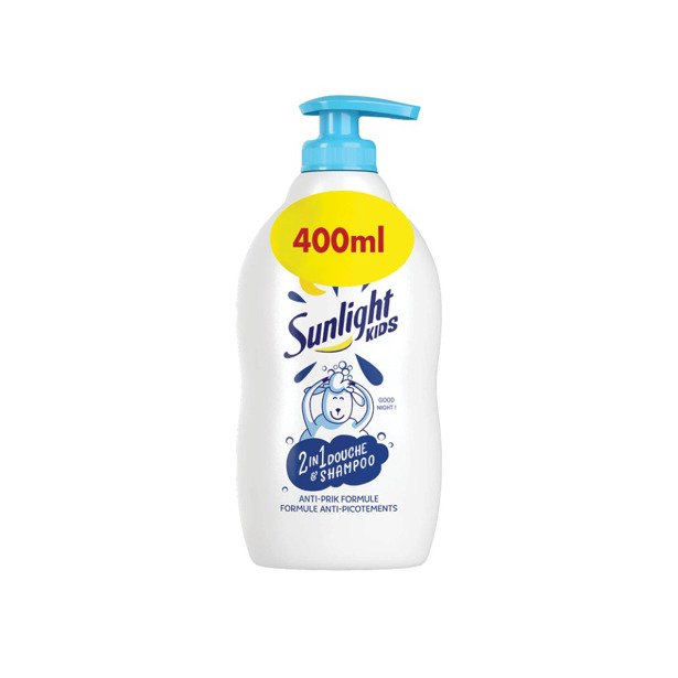 Sunlight - Douche & Shampoo Kids 2in1 Good Night 400ml met pomp