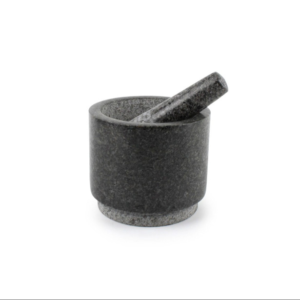 Salt & Pepper Vijzel 14xH12cm en stamper grijs graniet Grind