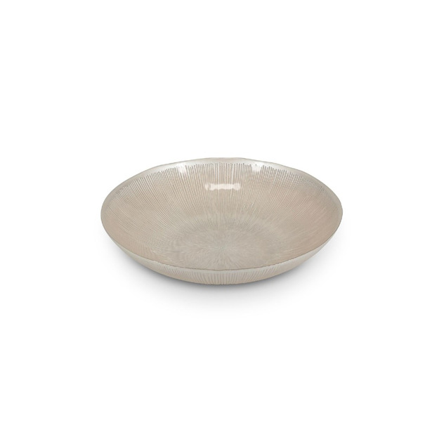 S|P Collection - Sierschaal 33xH6cm glas pearl Cosmo