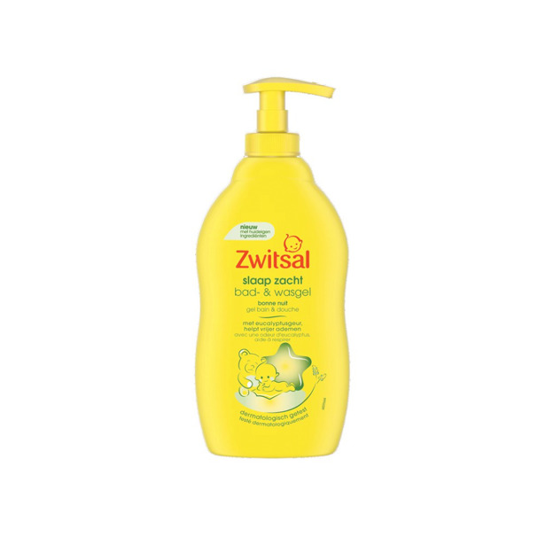 Zwitsal - Bad- & Wasgel Slaap Zacht Eucalyptus (6 x 400ml)