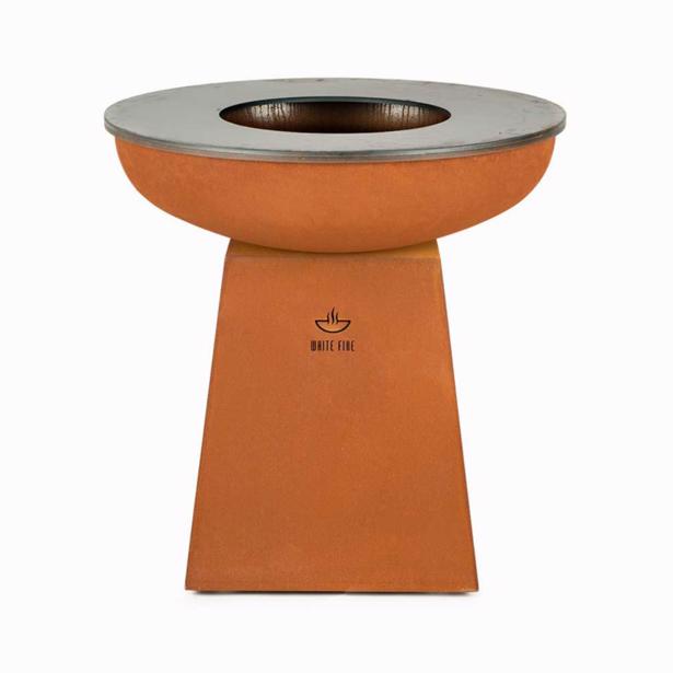White Fire Barbeque Cortenstaal Diameter 102cm