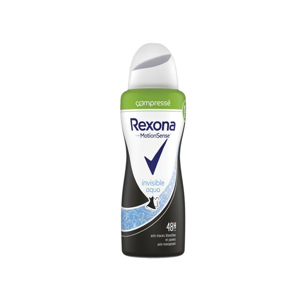 Rexona - Compressed Deodorant Invisible Aqua (6 x 100ml)