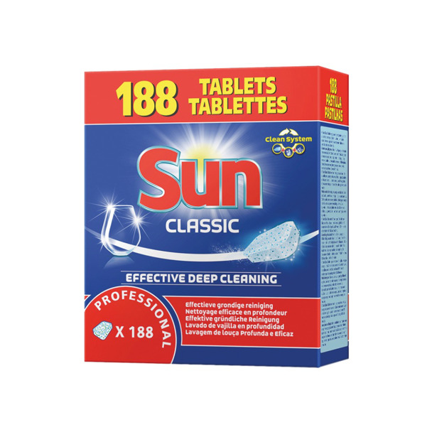 Sun Classic Professional Vaatwastabletten (188 tablets)