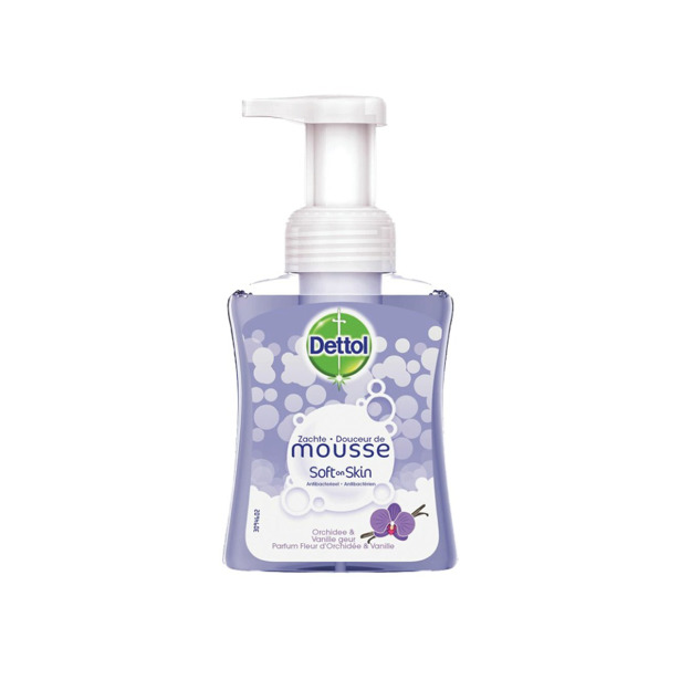 Dettol Soft On Skin Antibacteriële Mousse Orchidee-Vanille (3 x 250ml)