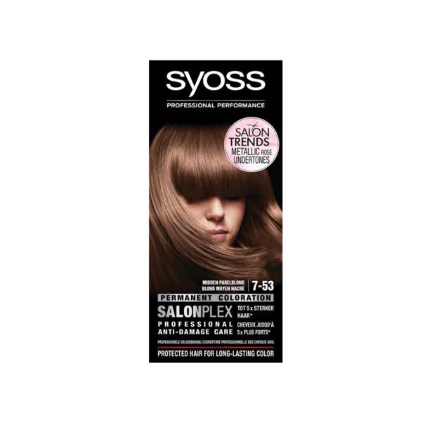 Syoss Midden Parelblond Professional Performance 7-53