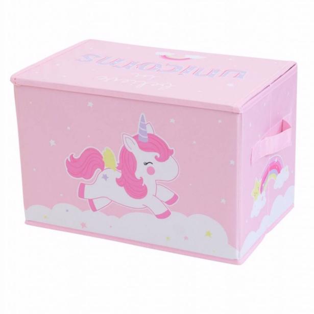 A Little Lovely Company - Pop Up Storage Box Unicorn 38x24,5x23,5cm