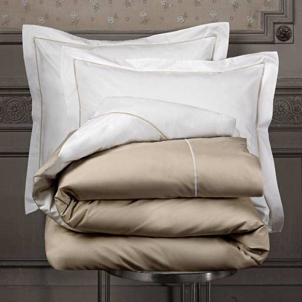 De Witte Lietaer - Bedlinnen Bumblebee White Vision Taupe 240x220