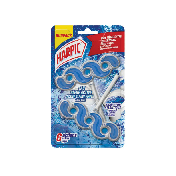 Harpic - Toilethanger 6 Acties Actief Blauw Water (12 x 35g)