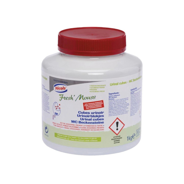 Nicols - Urinoirblokjes Fresh' Mouss (2 x 1Kg)