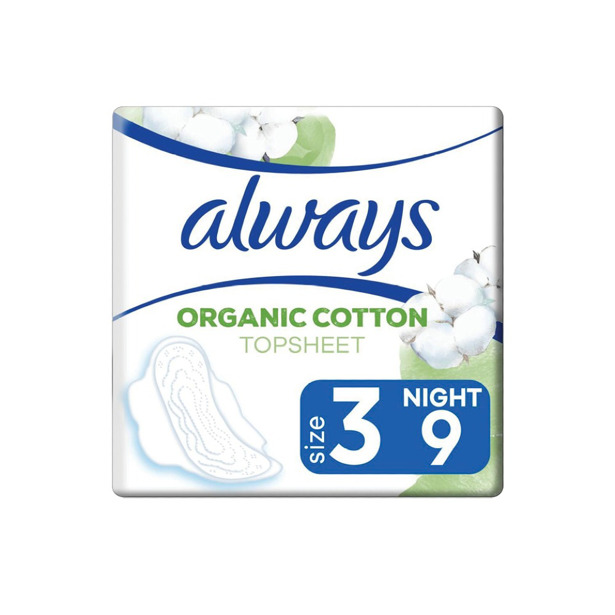 Always Cotton Protection Maandverband Night met Vleugels
