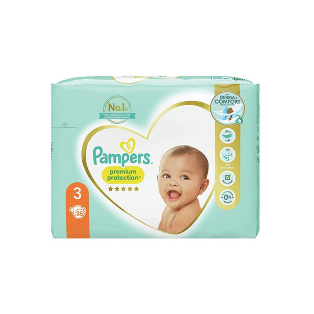 Pampers - Premium Protection 3 (2 x 35 stuks)