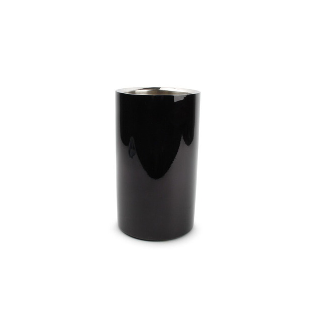 Salt & Pepper Wijnkoeler 12,5XH21cm dubbelwandig zwart Bar