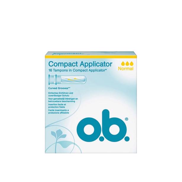 O.B. Compact Applicator Normal Tampons