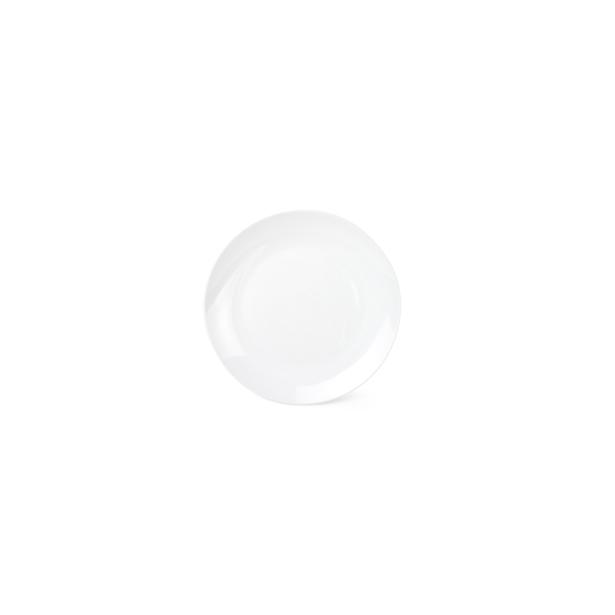 BonBistro - Plat bord 20,5cm coupe Basic White (Set van 6)