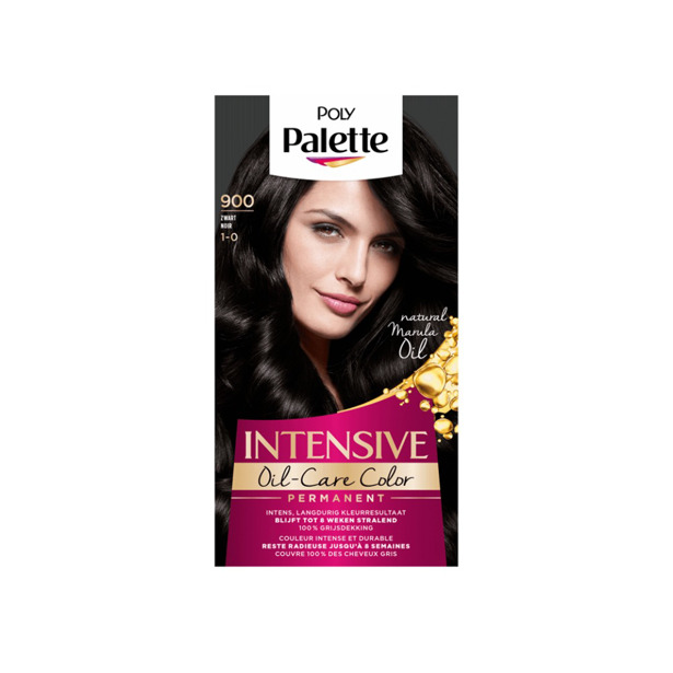 Schwarzkopf Poly Palette Intensive Cream Color Permanent 900 Zwart