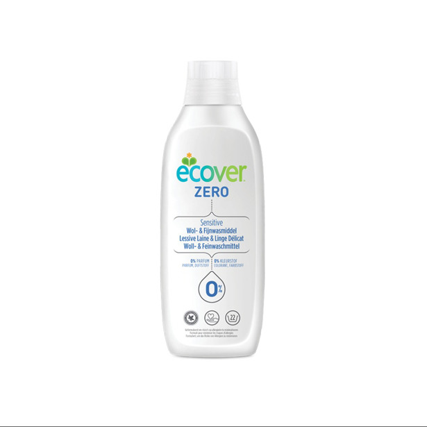 Ecover Wasmiddel Zero Wol & Fijne Was Sensitive 0% Parfum