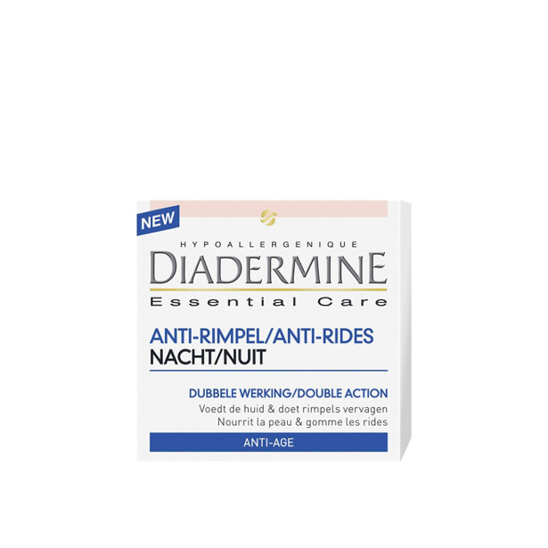 Diadermine - Anti-rimpel Dubbele Werking Nachtcrème (3 x 50ml)