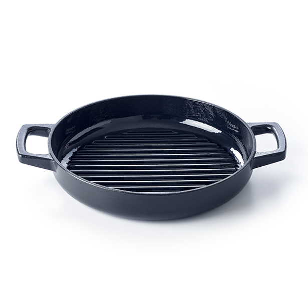 nori zwart grillpan d28cm gietijzer