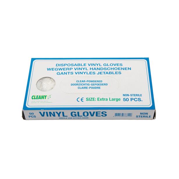 Cleany Handschoen vinyl XL
