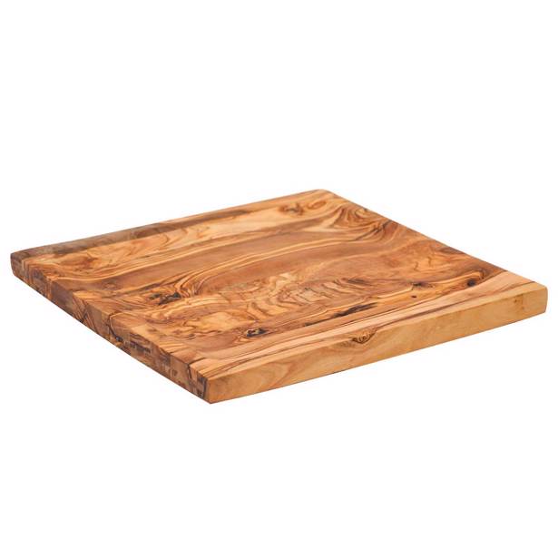 Cosy&Trendy presentatiebord 26.5x26.5xh1,8 olijfhout vierkant